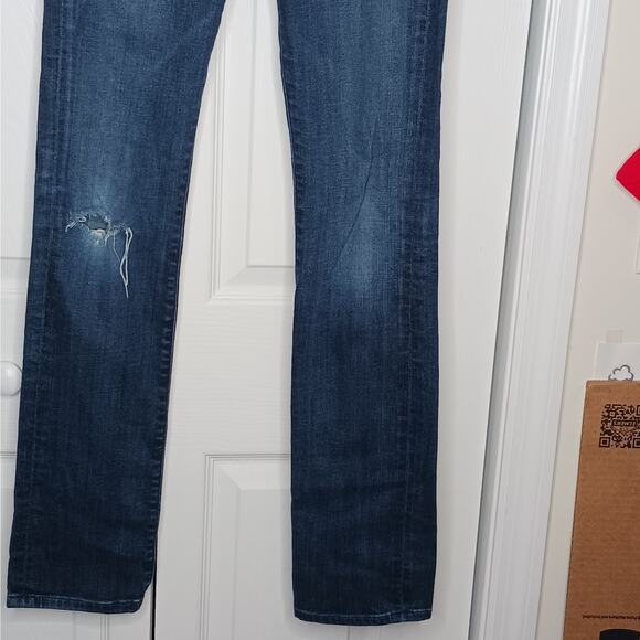 Citizens Of Humanity Elson Medium Rise Dark Wash Jeans Sz 27 - Picture 6 of 11